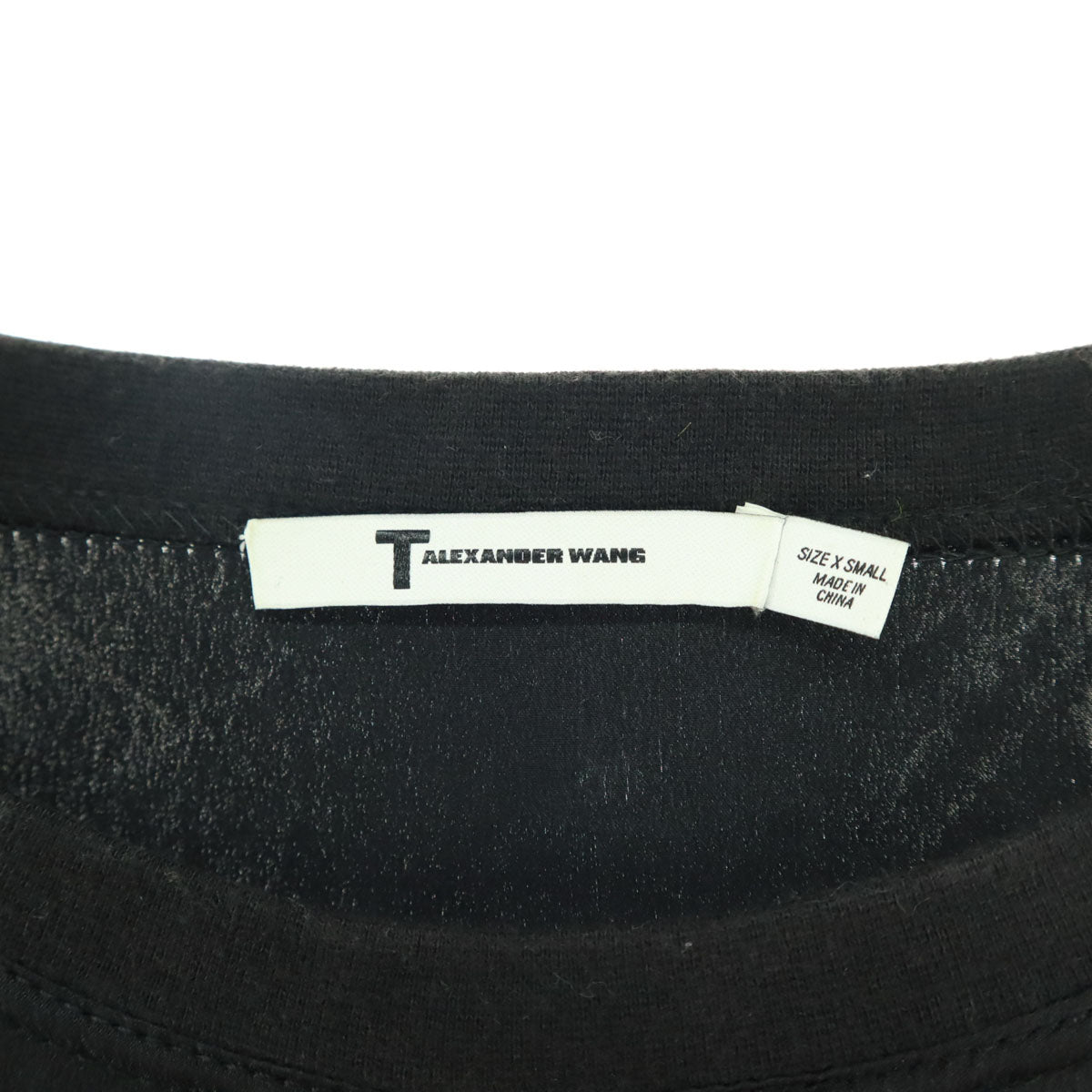 Alexander Wang アレキサンダーワン 長袖 シルク カットソー XS ブラック メンズ