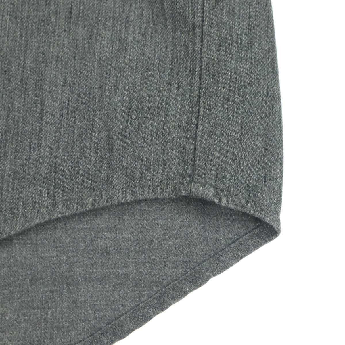 N.HOOLYWOOD エヌハリウッド 日本製 長袖 コットンシャツ M ダークグレー 胸ポケット メンズ