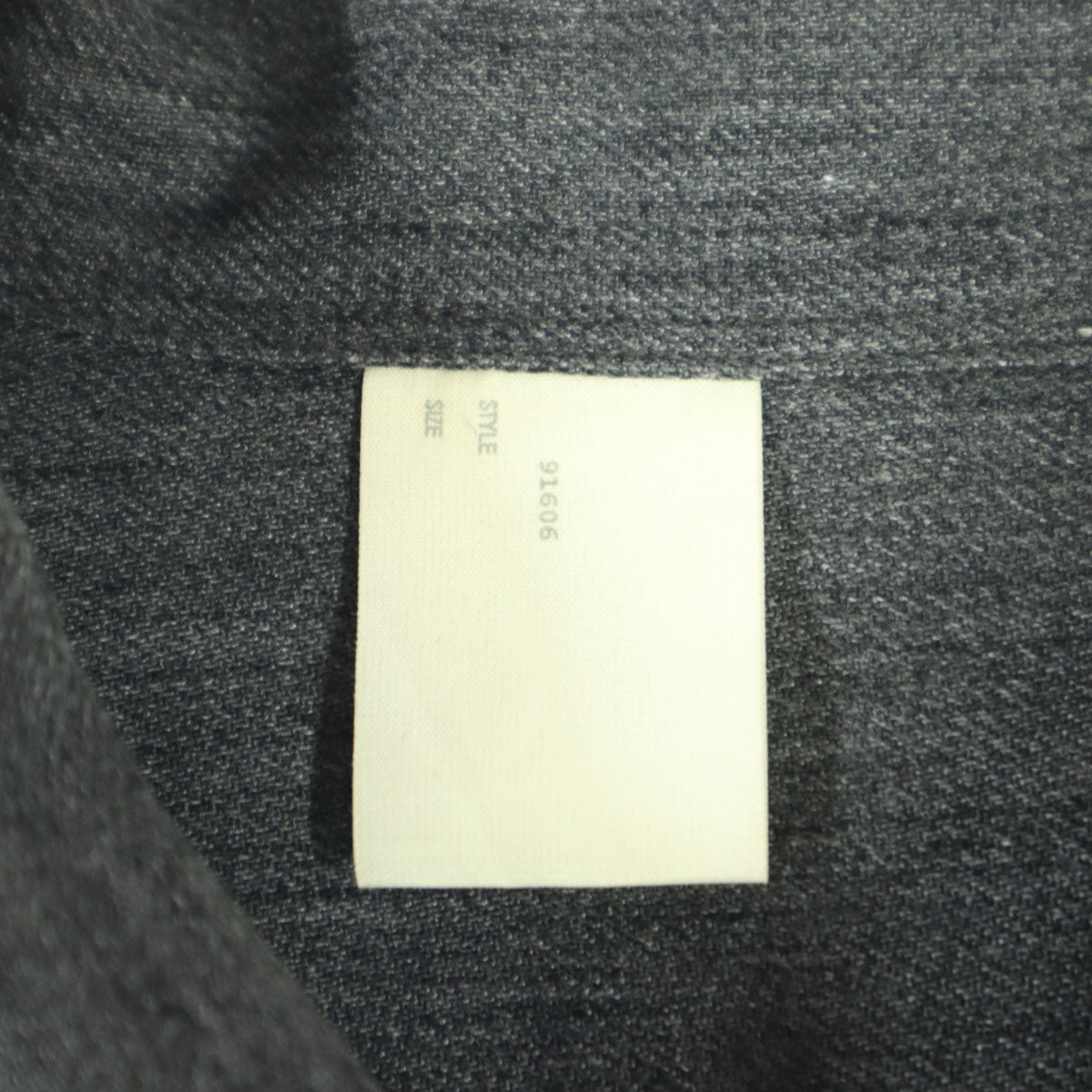 N.HOOLYWOOD エヌハリウッド 日本製 長袖 コットンシャツ M ダークグレー 胸ポケット メンズ