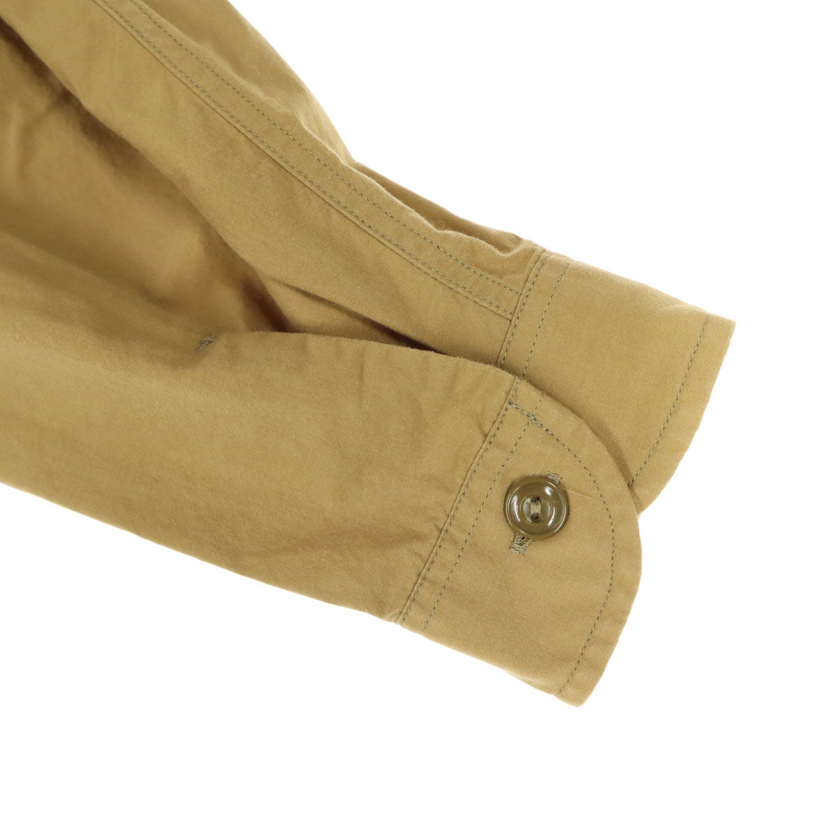 Danton ダントン 日本製 長袖 シャツワンピース ブラウン レディース