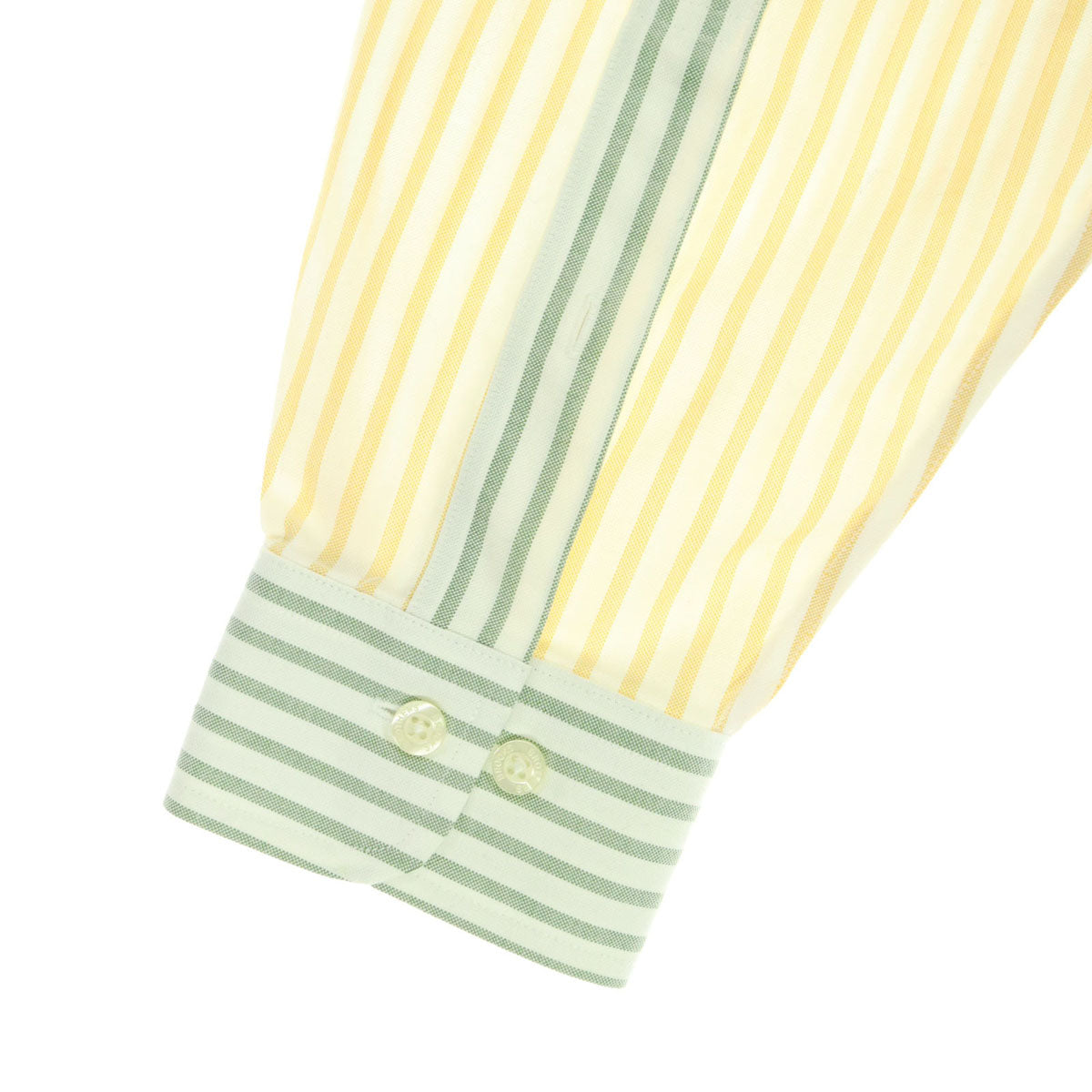 Brooks Brothers ブルックスブラザーズ マルチカラー ストライプ柄 長袖 コットンシャツ M ブルー メンズ