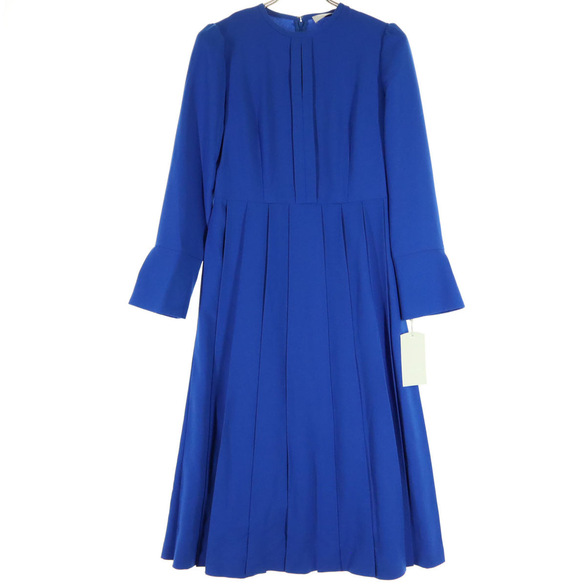 未使用 CELFORD セルフォード 日本製 長袖 ロングワンピース 38 ブルー キャミソール レディース