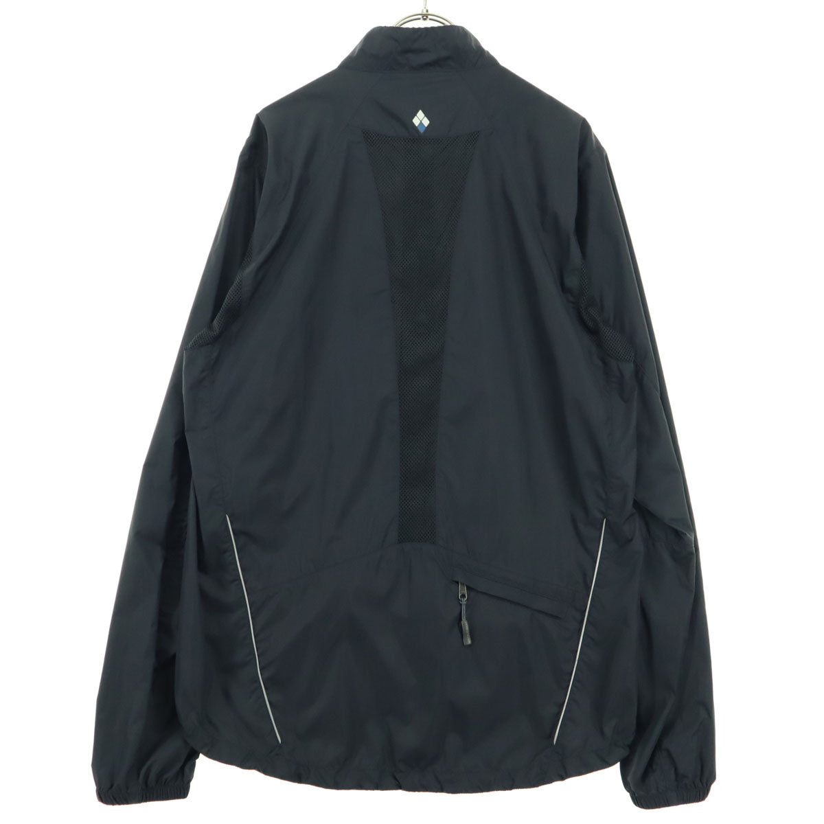 美品 mont-bell モンベル 長袖 ナイロンジャケット M ブラック 背面メッシュ メンズ