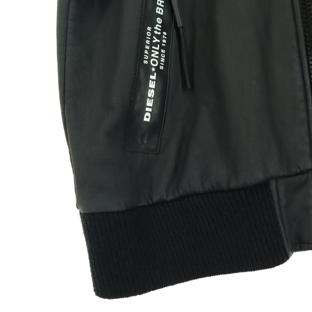 DIESEL ディーゼル 長袖 ジップパーカー M ブラック メンズ