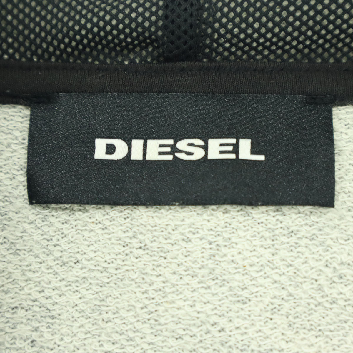 DIESEL ディーゼル 長袖 ジップパーカー M ブラック メンズ