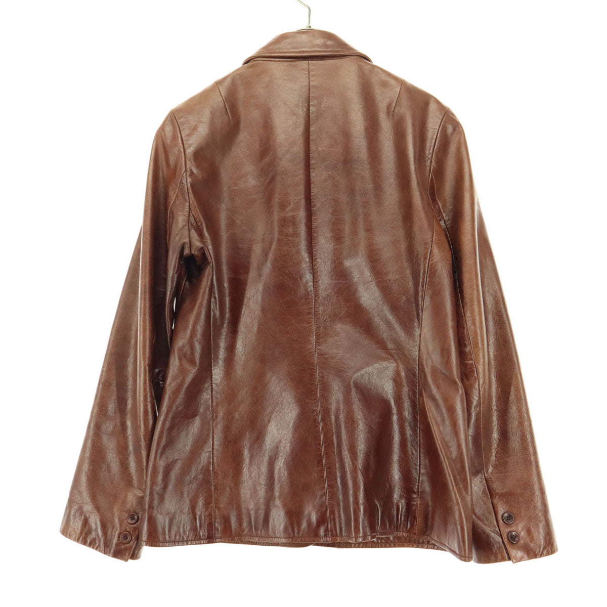 GAP ギャップ 長袖 レザー テーラードジャケット XS ブラウン レディース