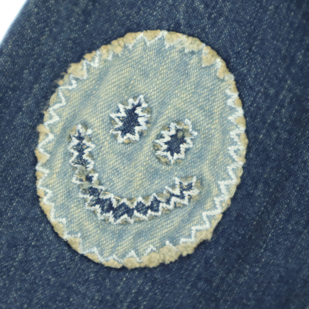 HYSTERIC GLAMOUR ヒステリックグラマー 長袖 パッチワーク デニムジャケット 130 ブルー キッズ