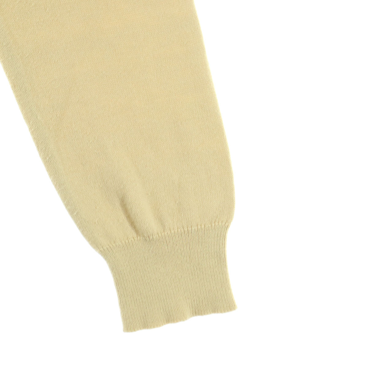 美品 JOHN SMEDLEY ジョンスメドレー 80s ヴィンテージ 英国製 アーガイル柄 長袖 ニットカーディガン S クリーム レディース