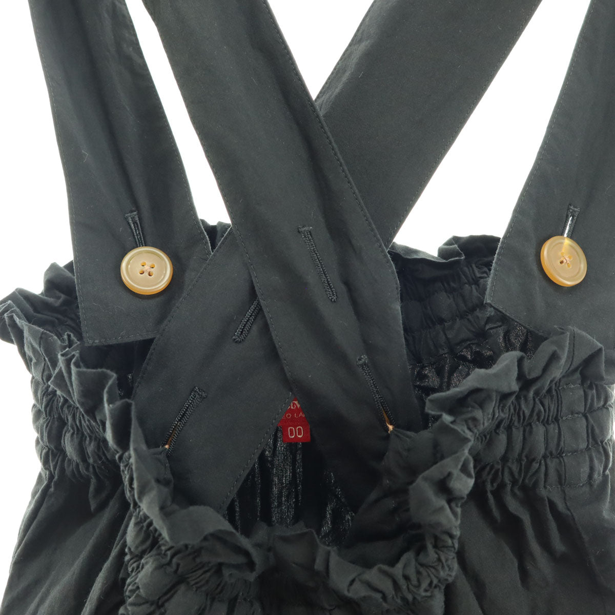 Vivienne Westwood ヴィヴィアンウエストウッド ミモレ丈 サスペンダースカート F ブラック レディース