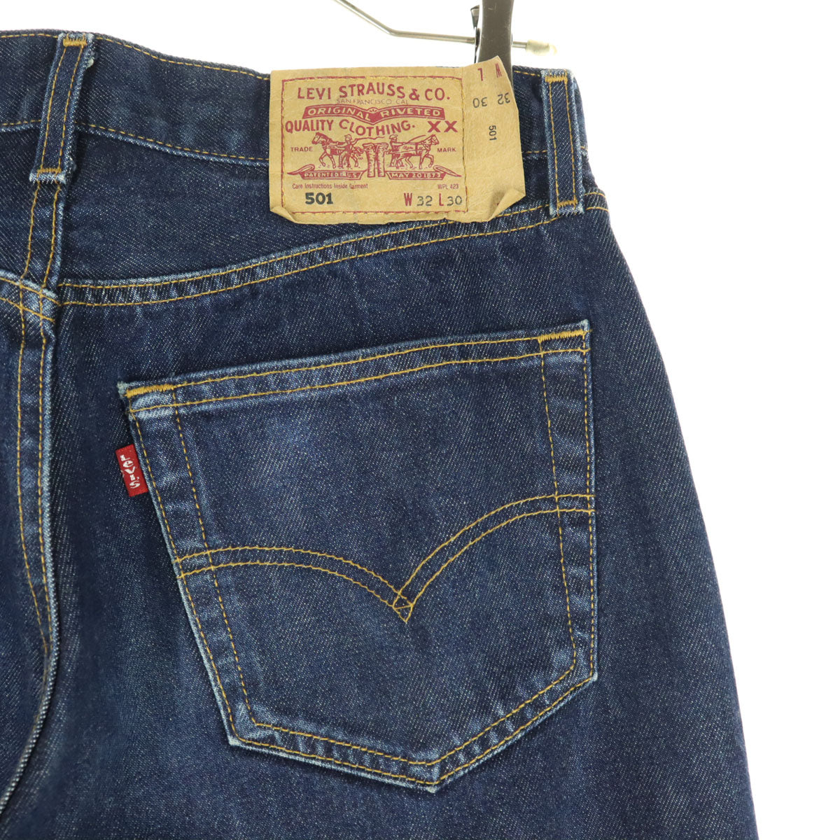 美品 Levi's リーバイス 501 トルコ製 ボタン裏T01 デニムパンツ w32 ブルー ユーロ メンズ