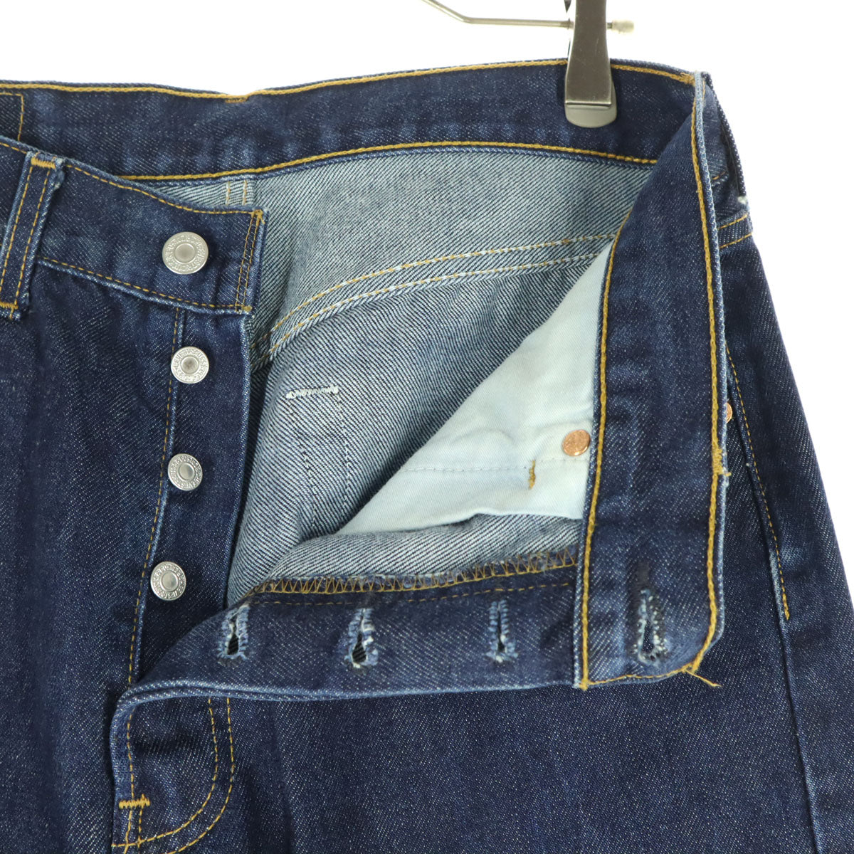 美品 Levi's リーバイス 501 トルコ製 ボタン裏T01 デニムパンツ w32 ブルー ユーロ メンズ