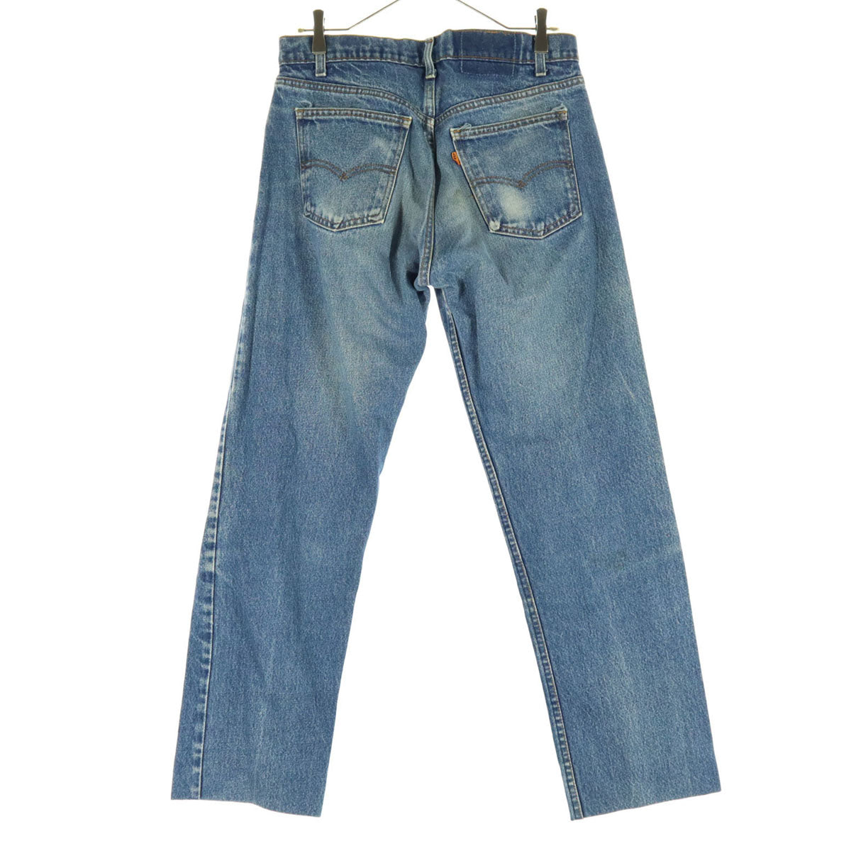 Levi's リーバイス 80s ヴィンテージ USA製 ボタン裏515 ストレートデニムパンツ ブルー オレンジタブ 42タロン メンズ