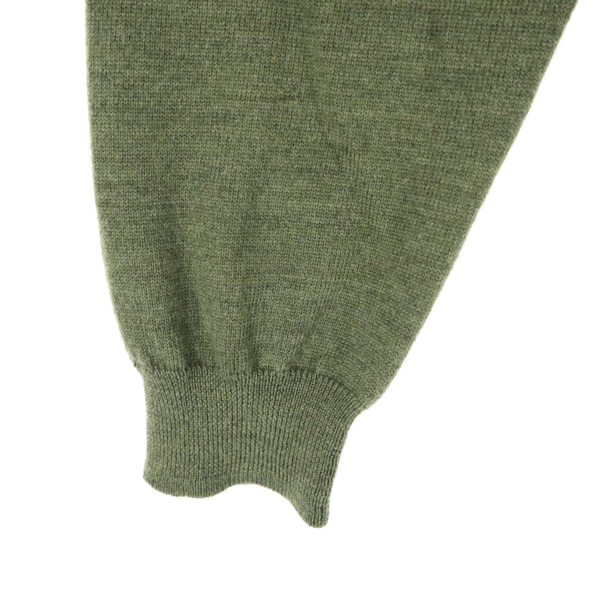 美品 Brooks Brothers ブルックスブラザーズ 長袖 ボトルネック ニット L カーキ メンズ