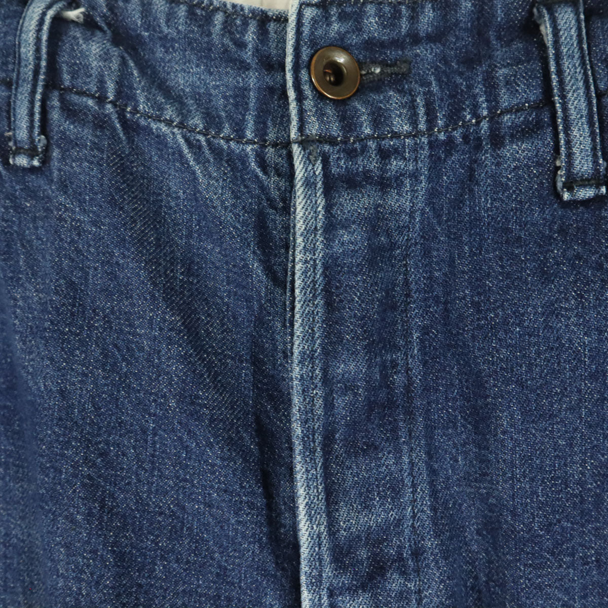 美品 BRU NA BOINNE ブルーナボイン 日本製 ピーター パンツ 1 ブルー デニムパンツ メンズ