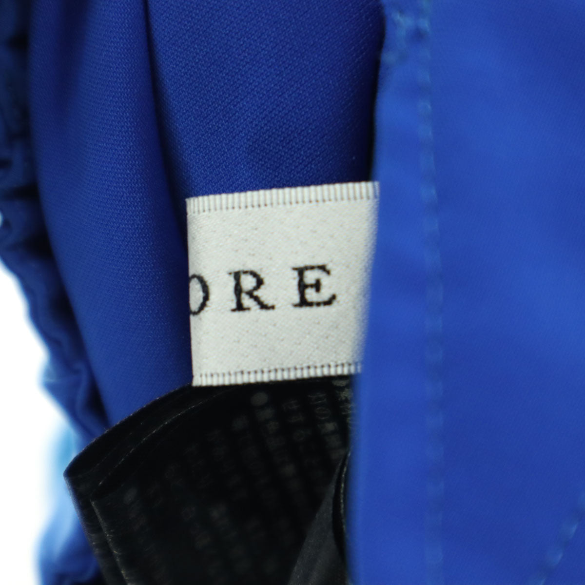 美品 ADORE アドーア 日本製 花柄 刺_ ミモレ丈 フレアスカート 38 ブルー ベルト付 レディース