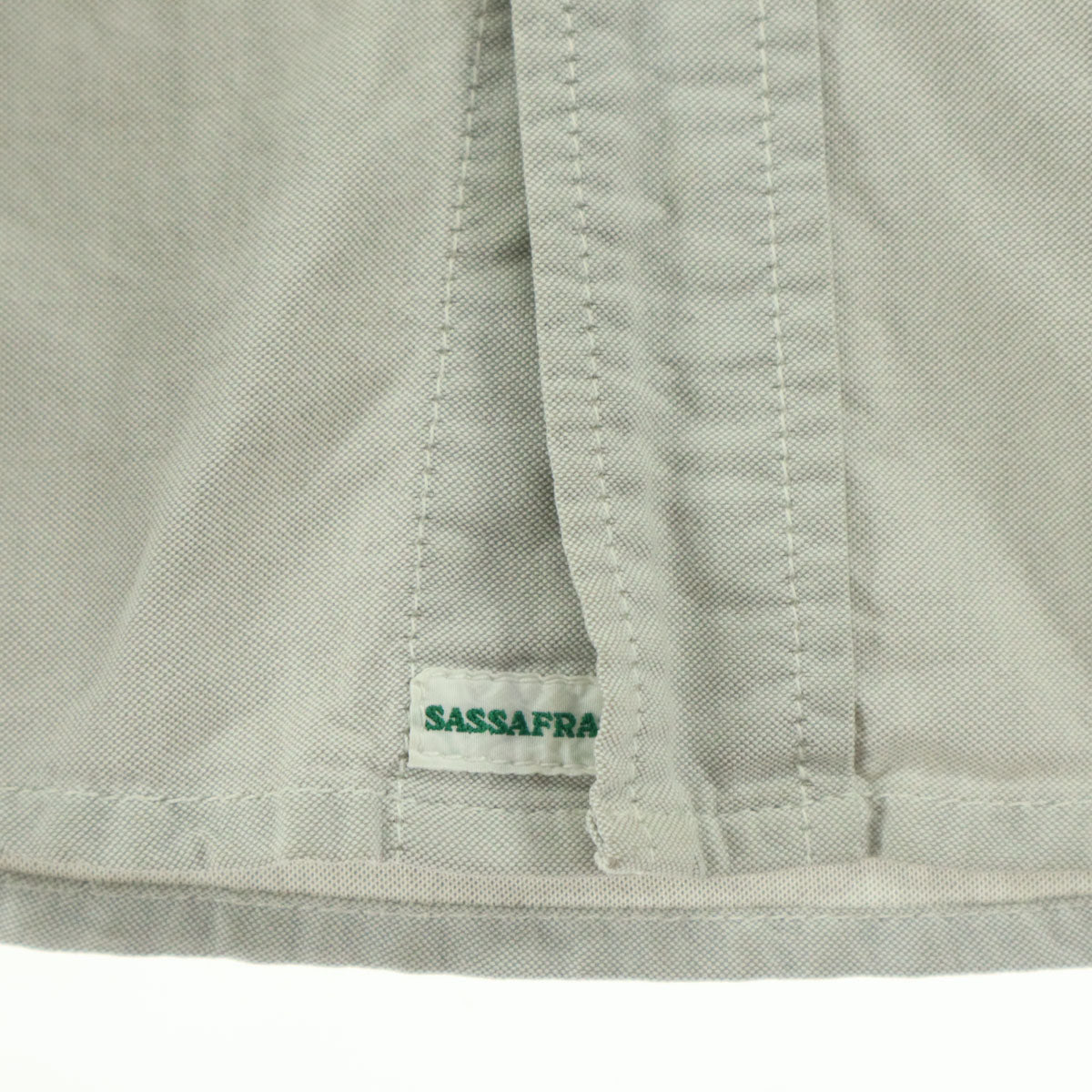 SASAFRAS ササフラス 長袖 ボタンダウンシャツ S ベージュ メンズ