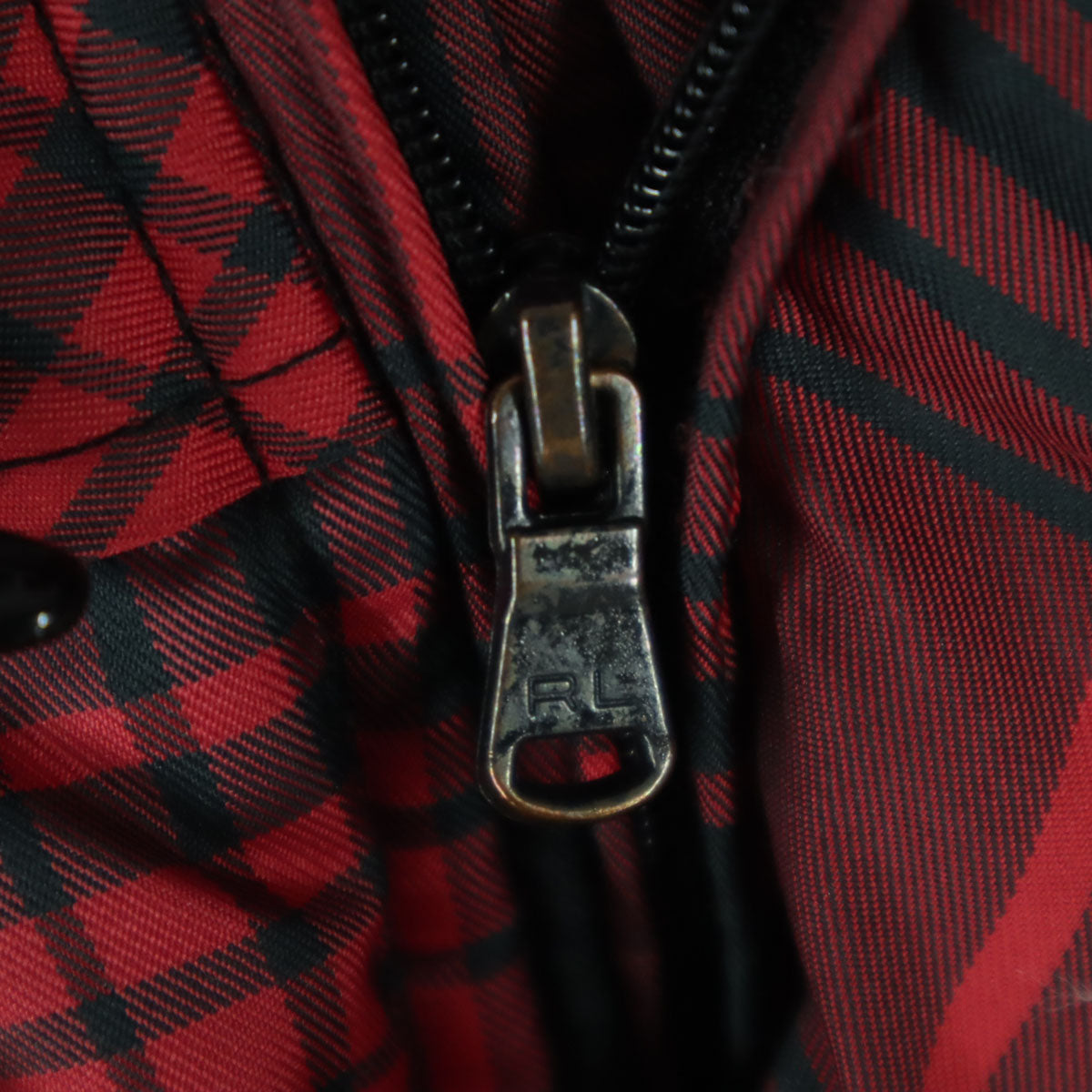 RALPH LAUREN ラルフローレン チェック柄 長袖 ダッフルコート 24M レッド キッズ