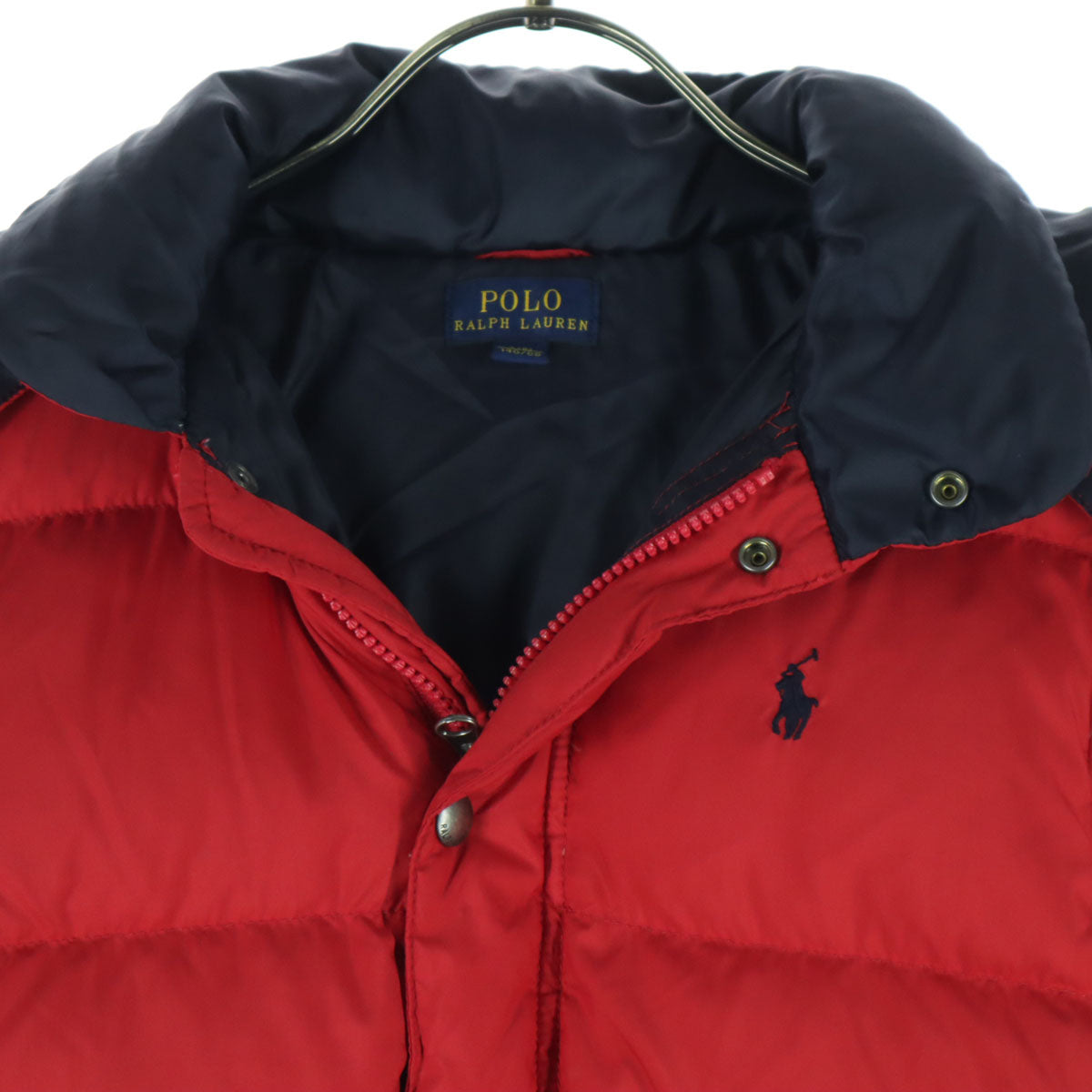 POLO RALPH LAUREN ポロラルフローレン 長袖 ダウンジャケット 140 レッド キッズ