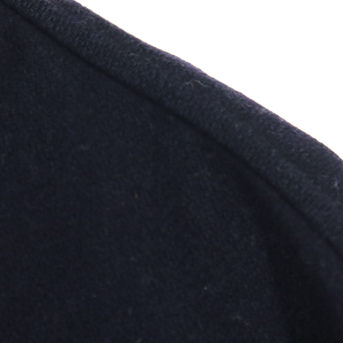 J.PRESS ジェイプレス 長袖 袖レザー スタジャン M ネイビー 牛革 メンズ