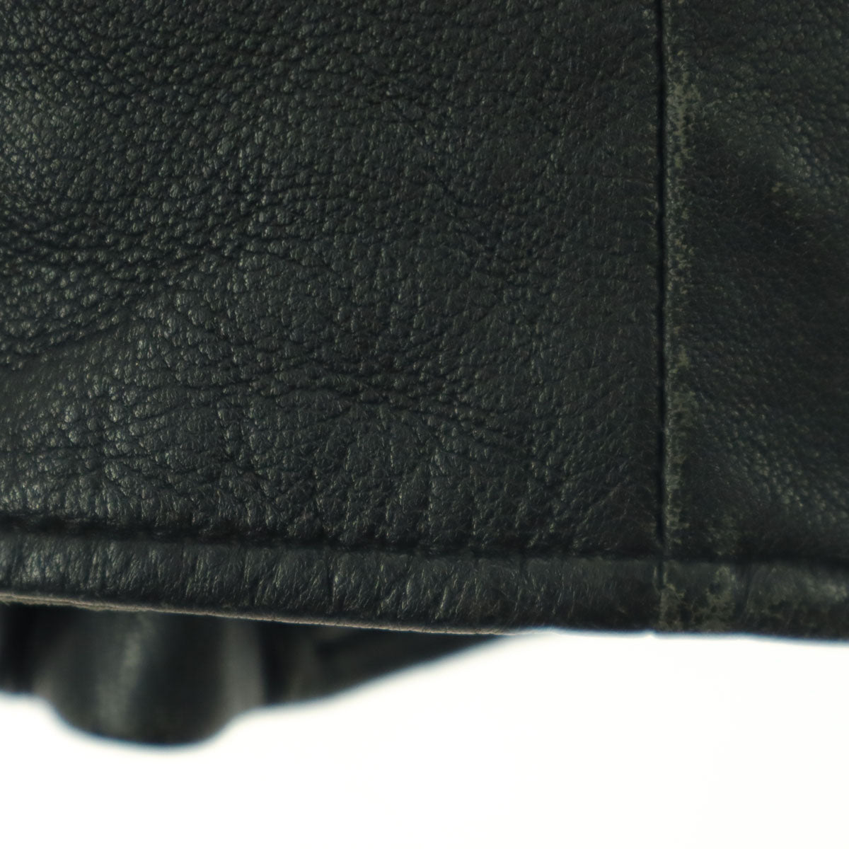 TAKEO KIKUCHI タケオキクチ 長袖 レザー シングルライダースジャケット XL ブラック 羊革 メンズ