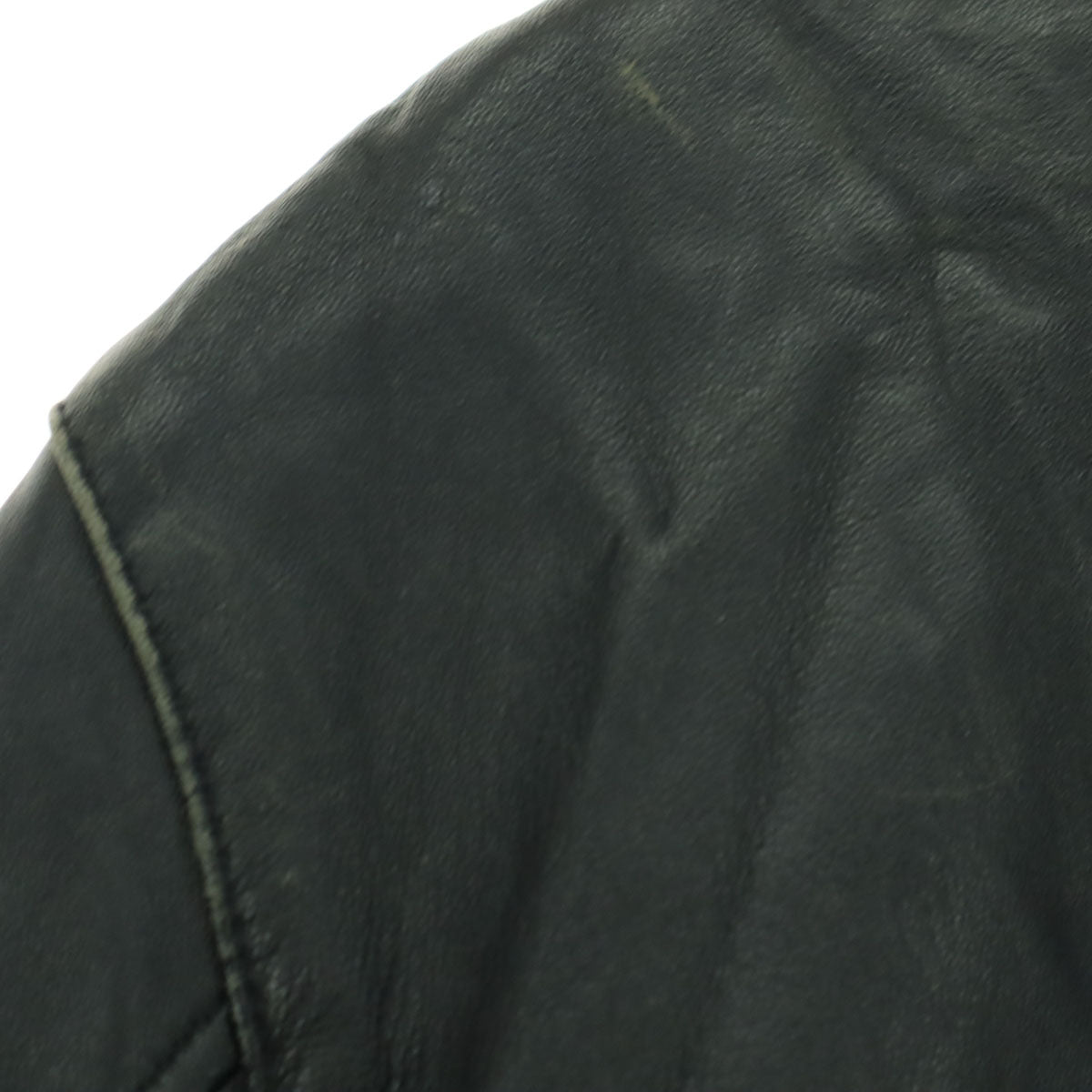 TAKEO KIKUCHI タケオキクチ 長袖 レザー シングルライダースジャケット XL ブラック 羊革 メンズ