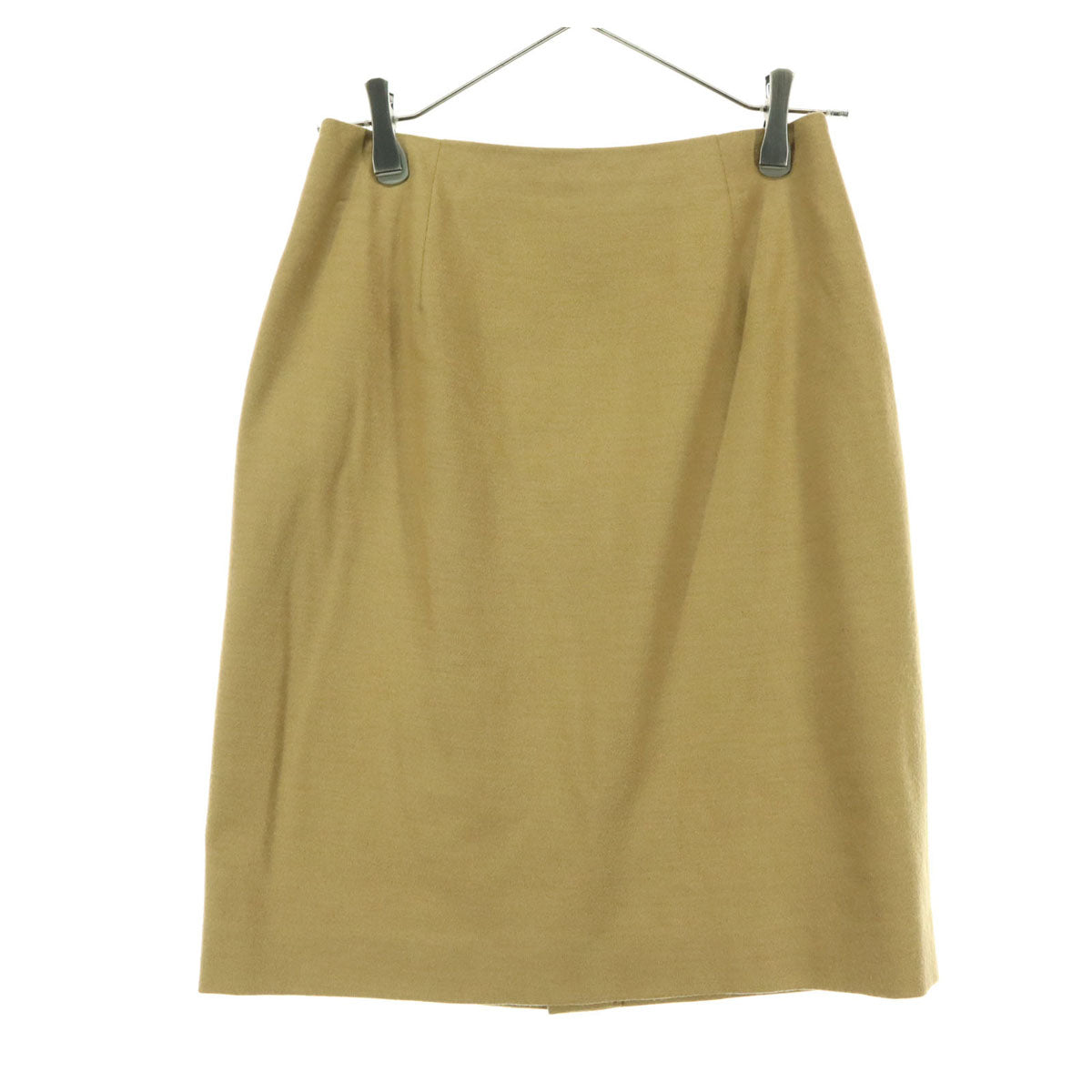 美品 ANAYI アナイ 日本製 ミニ丈 タイトスカート 36 キャメル レディース