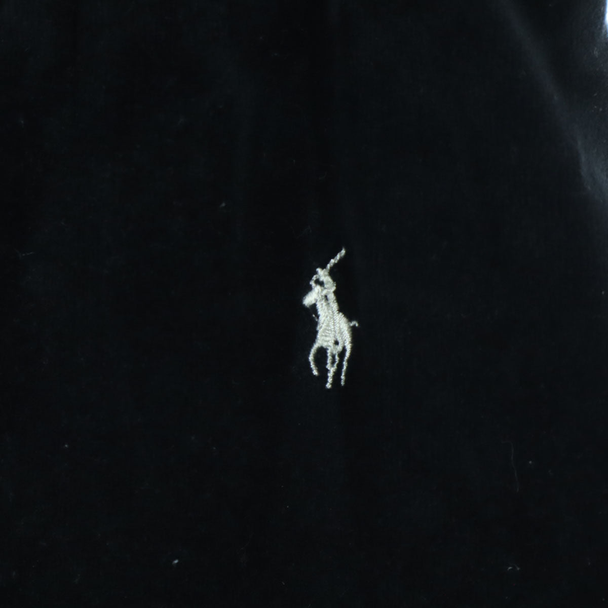Polo by Ralph Lauren ポロバイラルフローレン ワンポイントロゴ ベロアパンツ M ブラック メンズ