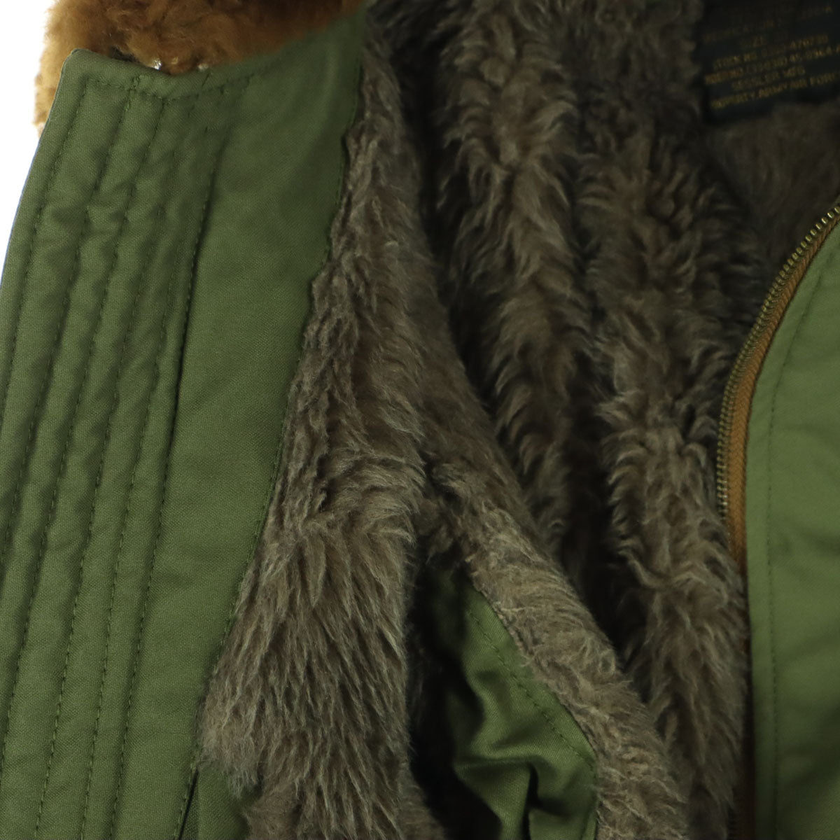 SESSLERMFGCO セスラー プリント 長袖 B-15A フライトジャケット 38 カーキ メンズ