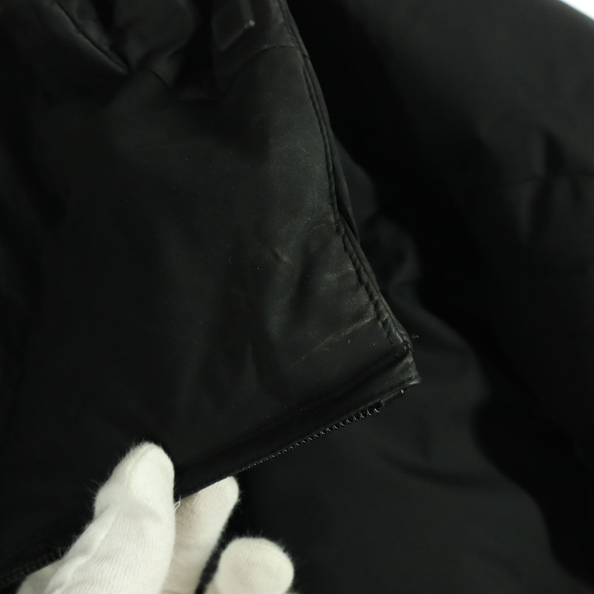 UNIQLO ユニクロ 長袖 シームレス ダウンジャケット L ブラック フード付き メンズ