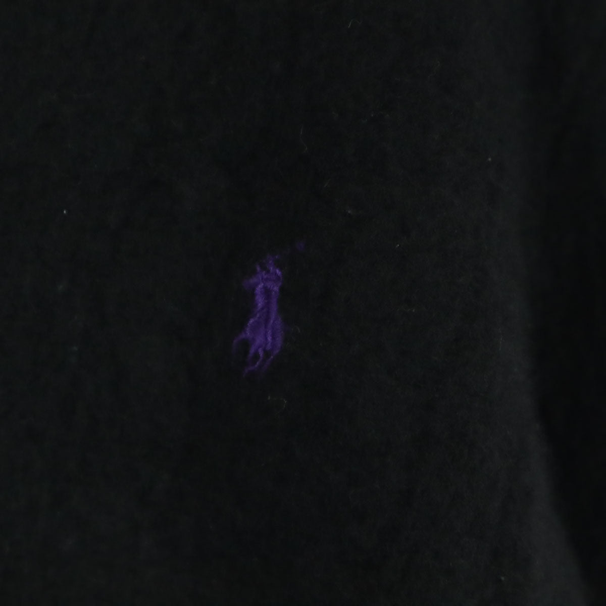 POLO RALPH LAUREN ポロラルフローレン カシミヤ混 長袖 Vネック ニット 170 ブラック キッズ