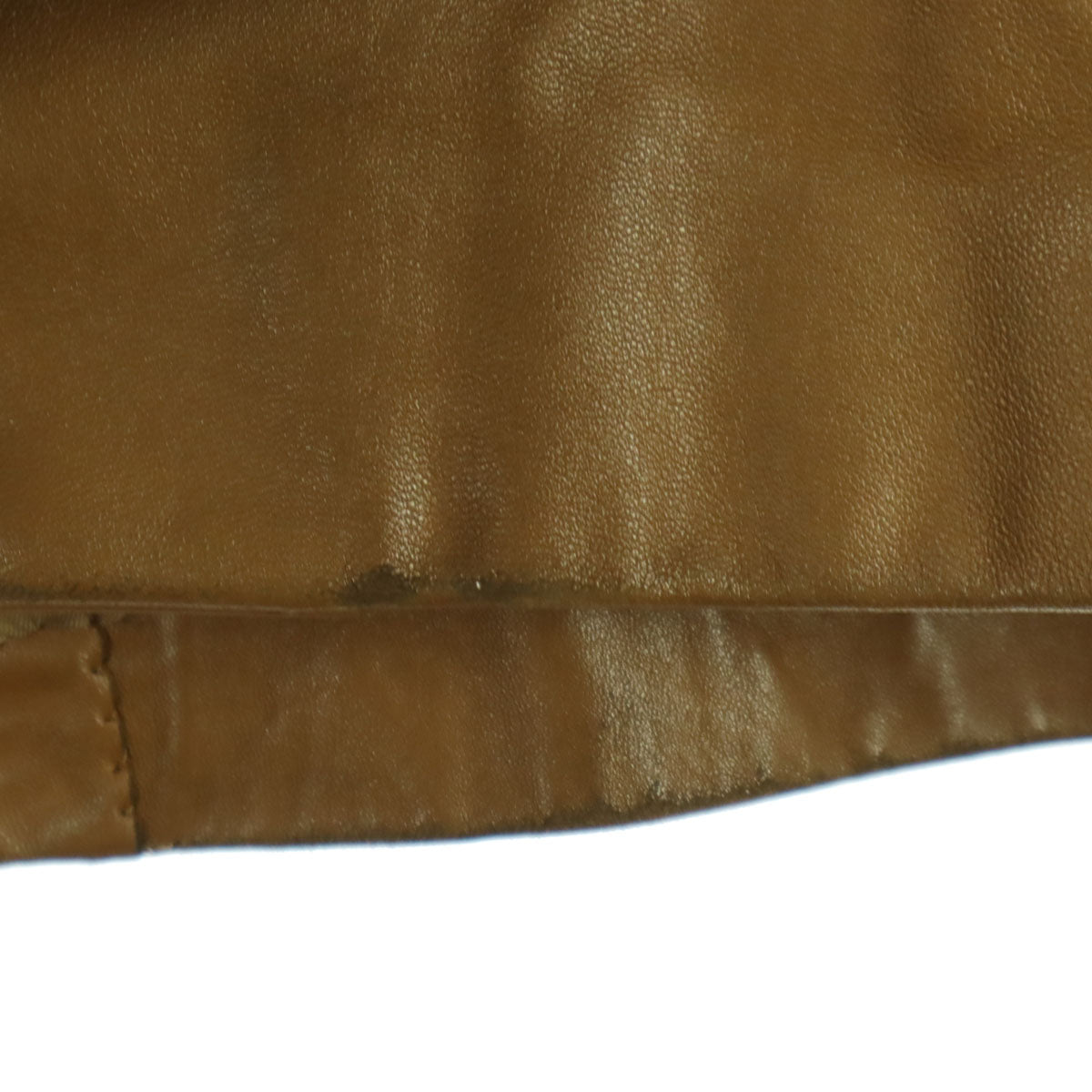 Tommy Lee トミーリー 長袖 レザーコート ブラウン 羊革 レディース