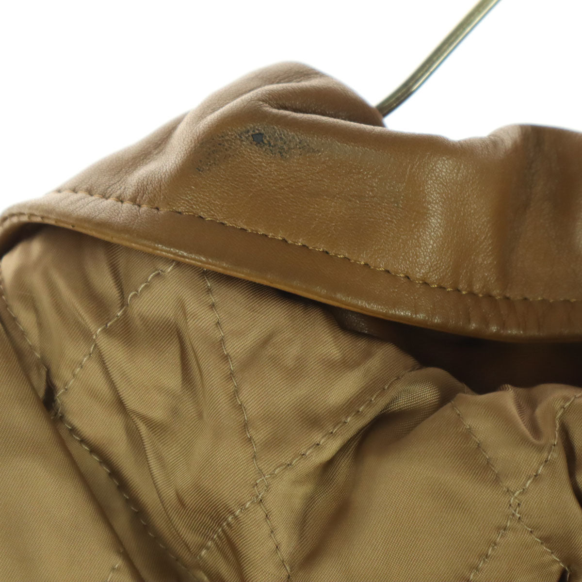 Tommy Lee トミーリー 長袖 レザーコート ブラウン 羊革 レディース