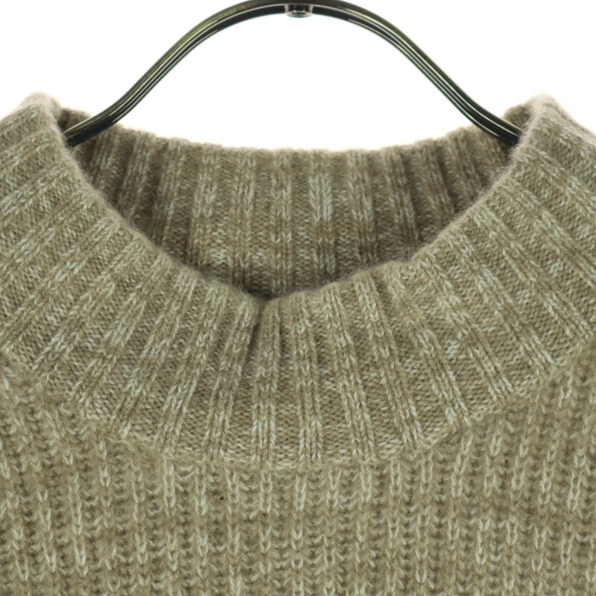 mila schon ミラショーン 長袖 カシミヤ セーター 48 ベージュ ニット メンズ