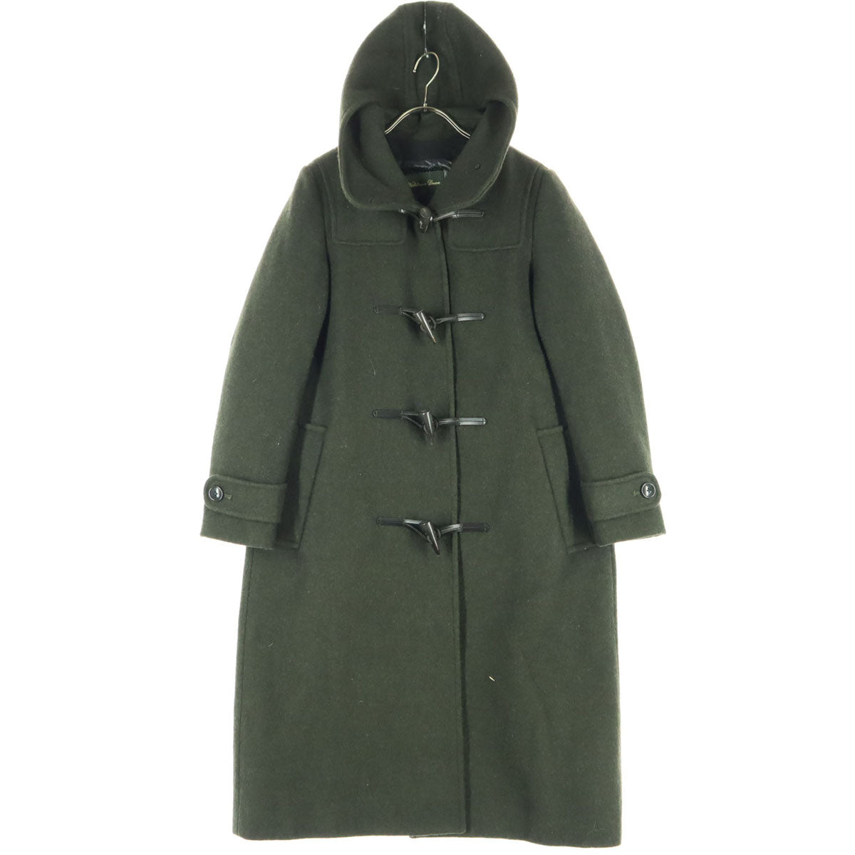 nano&co ナノアンドコー 西川ダウン 長袖 インナーダウン付き ダッフルコート 36 グリーン系 ナノユニバース レディース