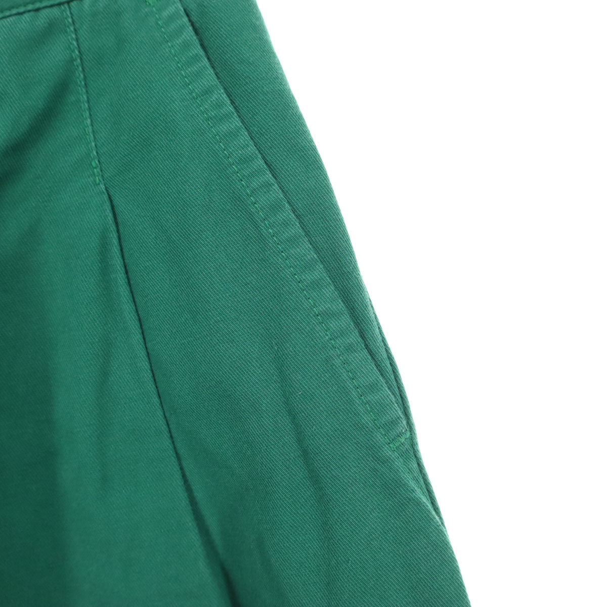 NATURAL LAUNDRY ナチュラルランドリー 日本製 カルゼビッグ チノパンツ 1 グリーン レディース