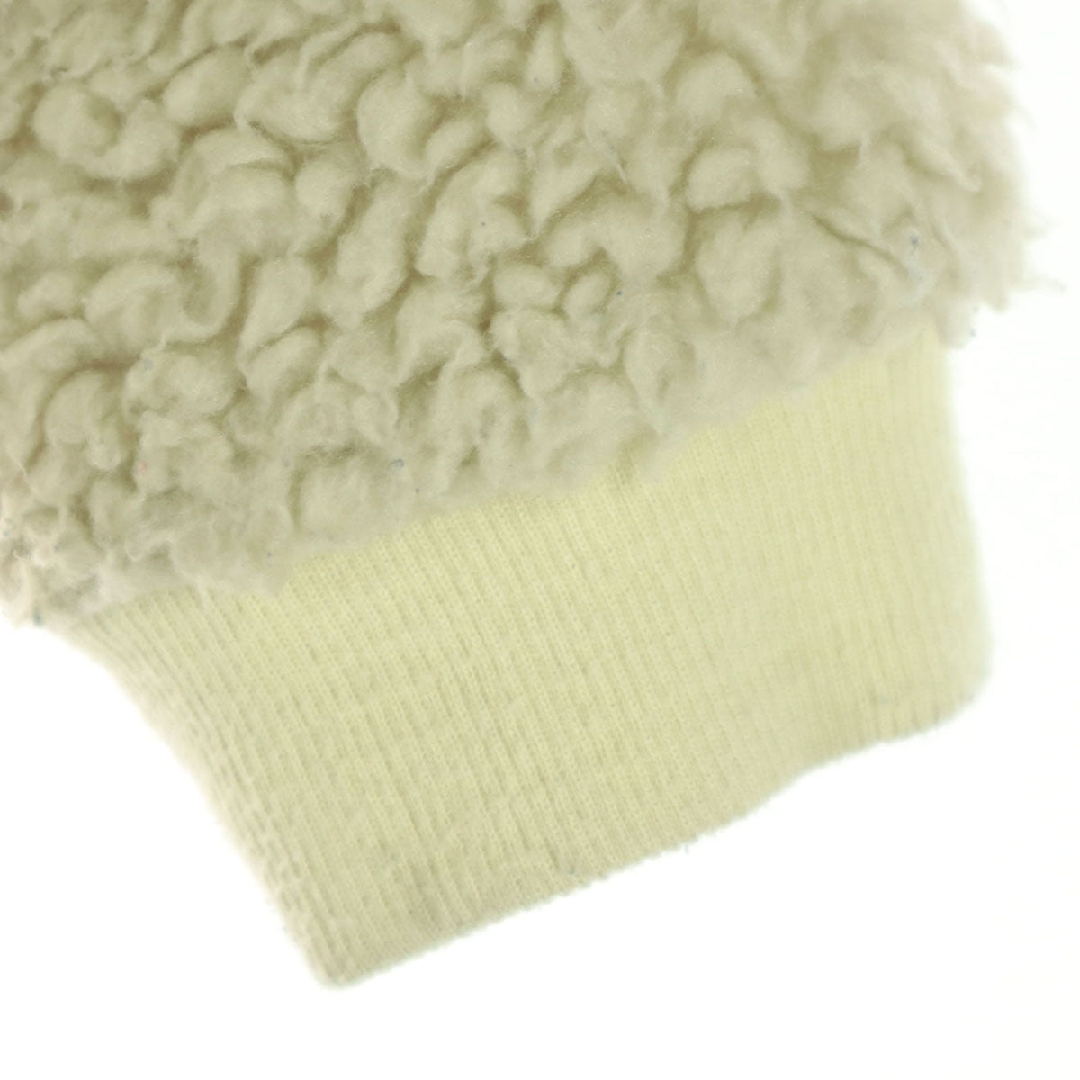 patagonia パタゴニア ワンポイントロゴ 長袖 ノーカラー ボアジャケット XXL ベージュ系 65415 レディース