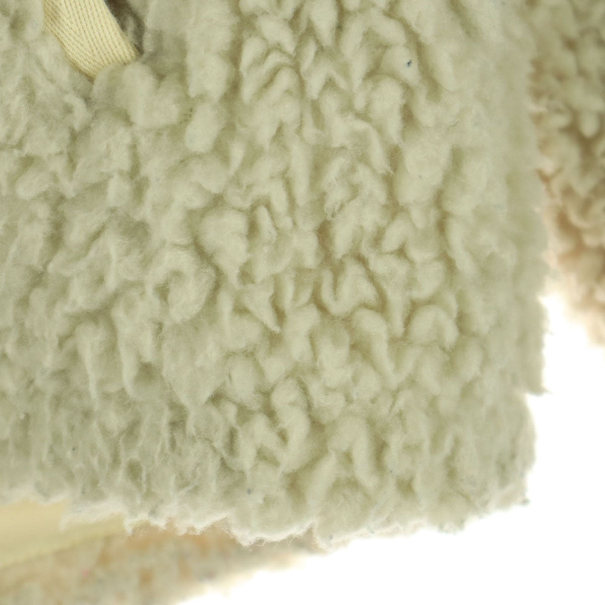 patagonia パタゴニア ワンポイントロゴ 長袖 ノーカラー ボアジャケット XXL ベージュ系 65415 レディース