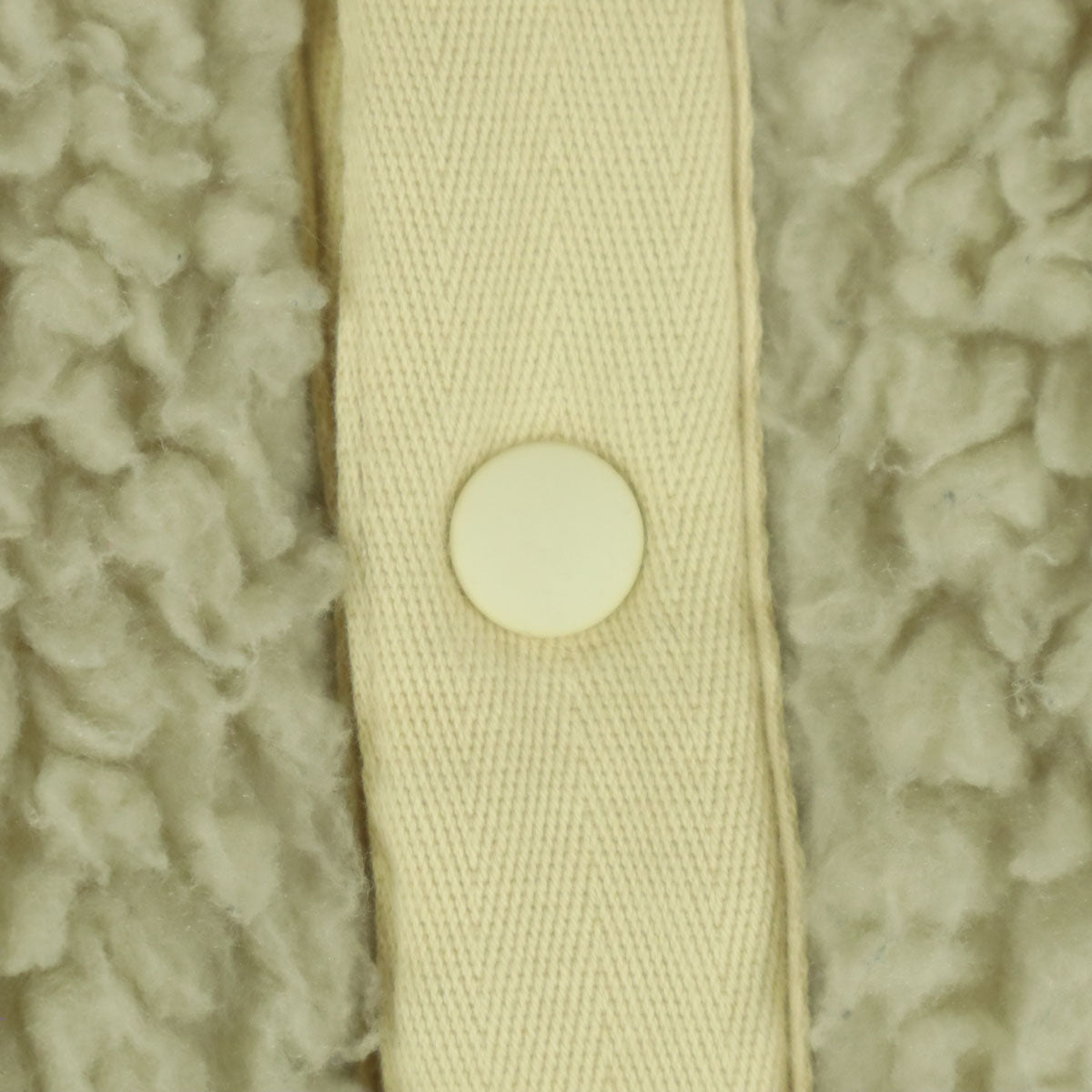 patagonia パタゴニア ワンポイントロゴ 長袖 ノーカラー ボアジャケット XXL ベージュ系 65415 レディース