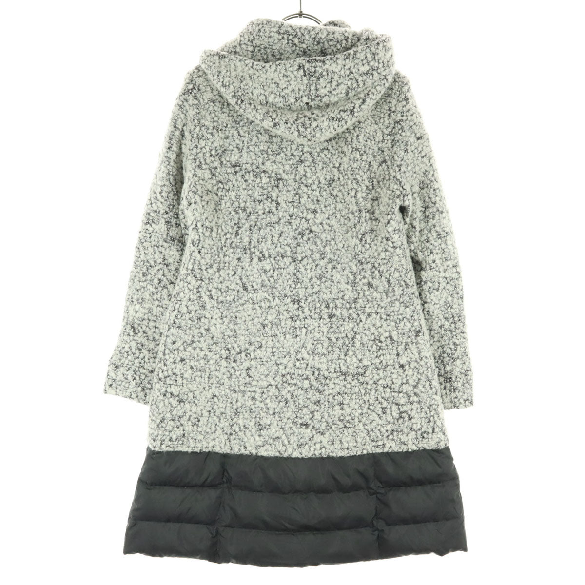 美品 Laura Ashley ローラアシュレイ 長袖 ダウンコート 11 グレー系 レディース