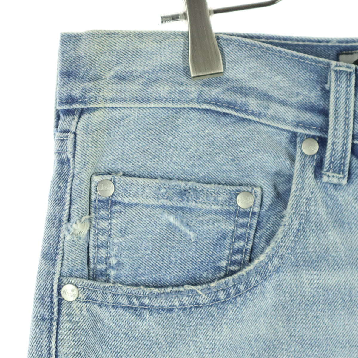 LEVI'S SilverTAB リーバイスシルバータブ ダメージ加工 デニムパンツ w32 ブルー系 メンズ