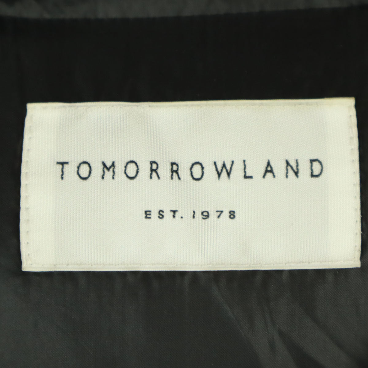 TOMORROWLAND トゥモローランド ウール 長袖 ダウンジャケット S ネイビー レディース