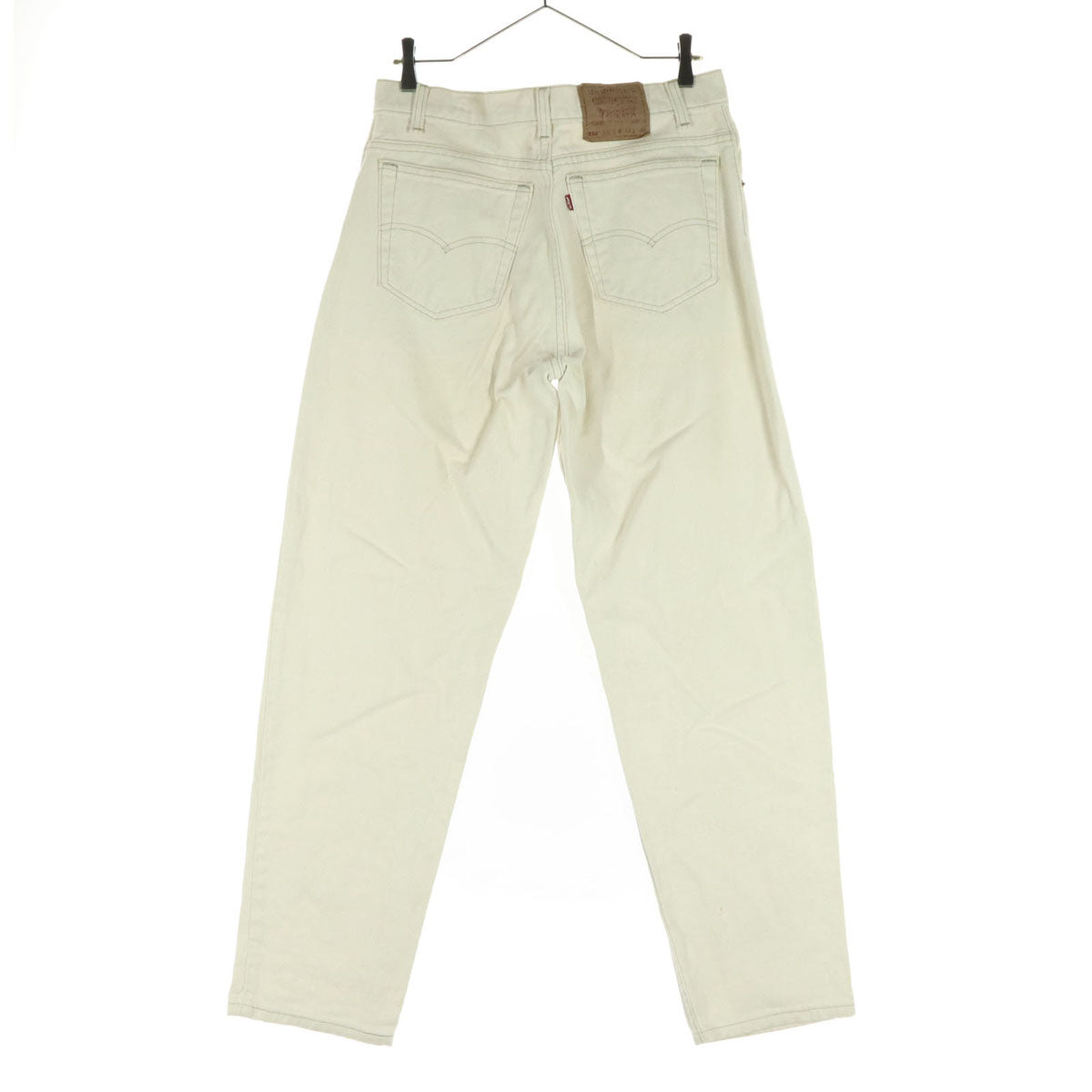 Levi's リーバイス 90s 550 オールド USA製 ボタン裏532 デニムパンツ w32 アイボリー メンズ