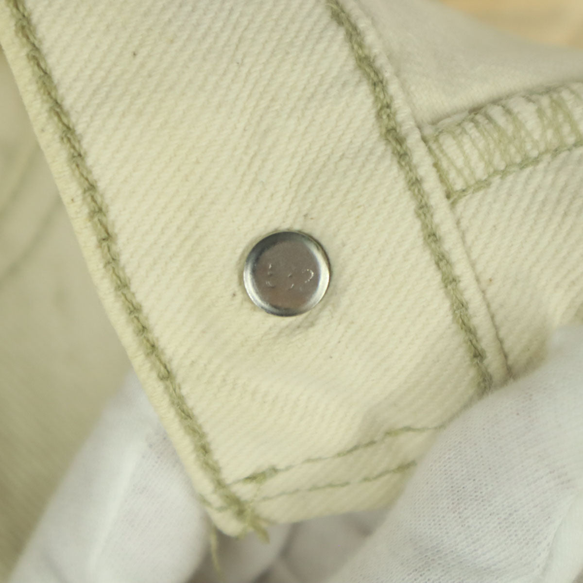 Levi's リーバイス 90s 550 オールド USA製 ボタン裏532 デニムパンツ w32 アイボリー メンズ