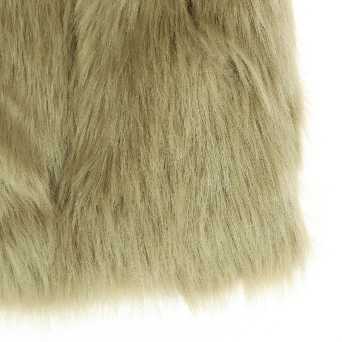 美品 Banana Republic バナナリパブリック 長袖 ファーコート XS ブラウン レディース