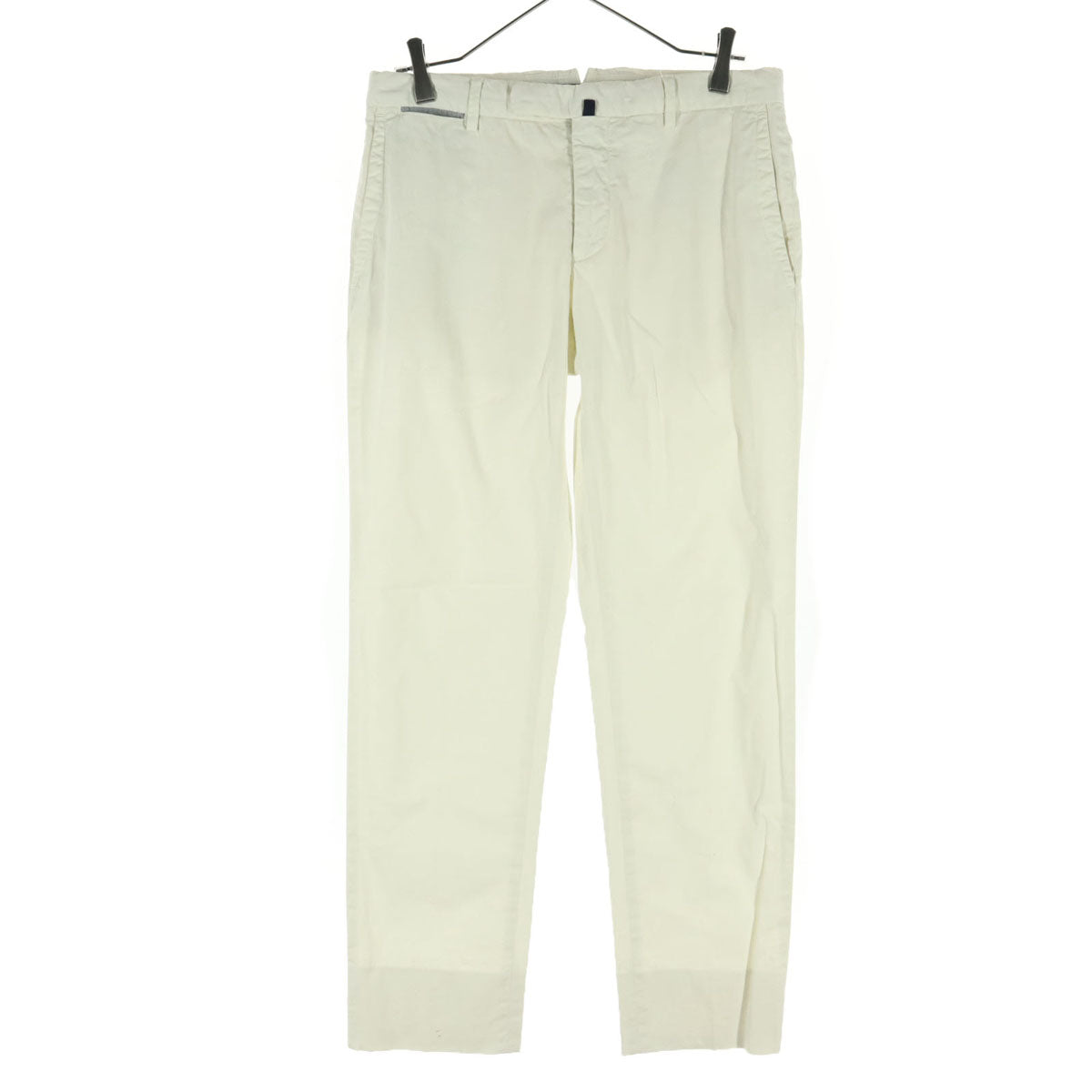 INCOTEX インコテックス SLOWWEAR コットンパンツ 46 ホワイト レディース