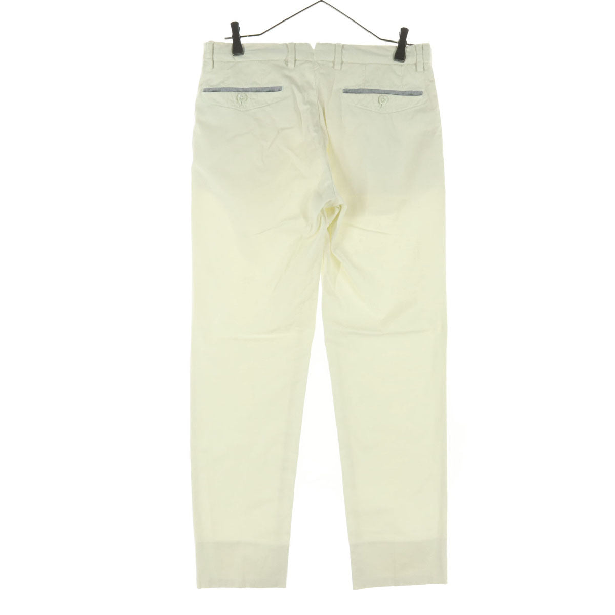 INCOTEX インコテックス SLOWWEAR コットンパンツ 46 ホワイト レディース