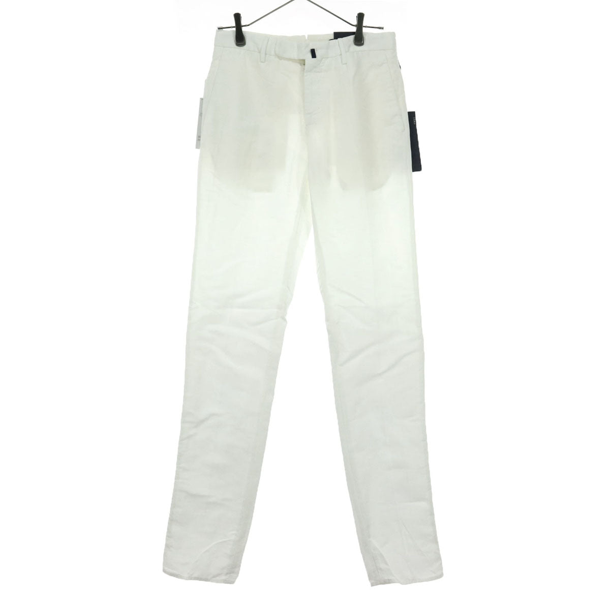 未使用 INCOTEX インコテックス SLOWWEAR ルーマニア製 ロングパンツ 44 ホワイト メンズ