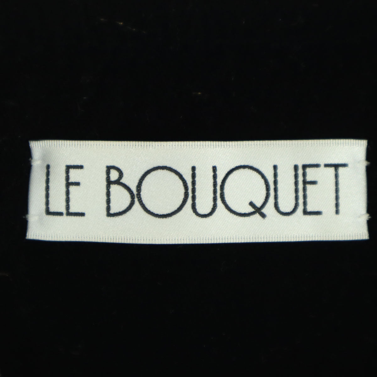 美品 LE BOUQUET ル・ブーケ ファー使い 起毛 キルティングコート F ブルー レディース