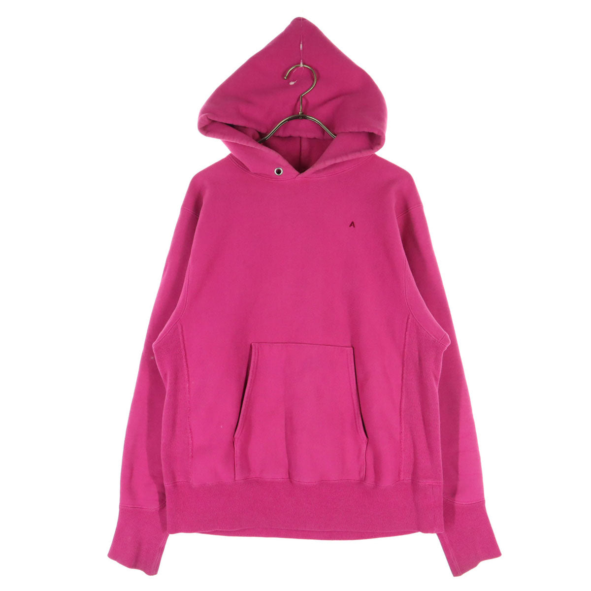 ATON エイトン 日本製 ワンポイント 長袖 スウェットパーカー 2 ピンク レディース