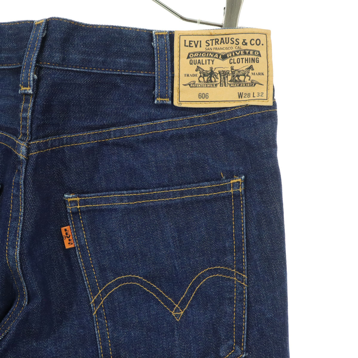 Levi's リーバイス 606 スリムデニムパンツ w28 ブルー 工場番号4420 メンズ